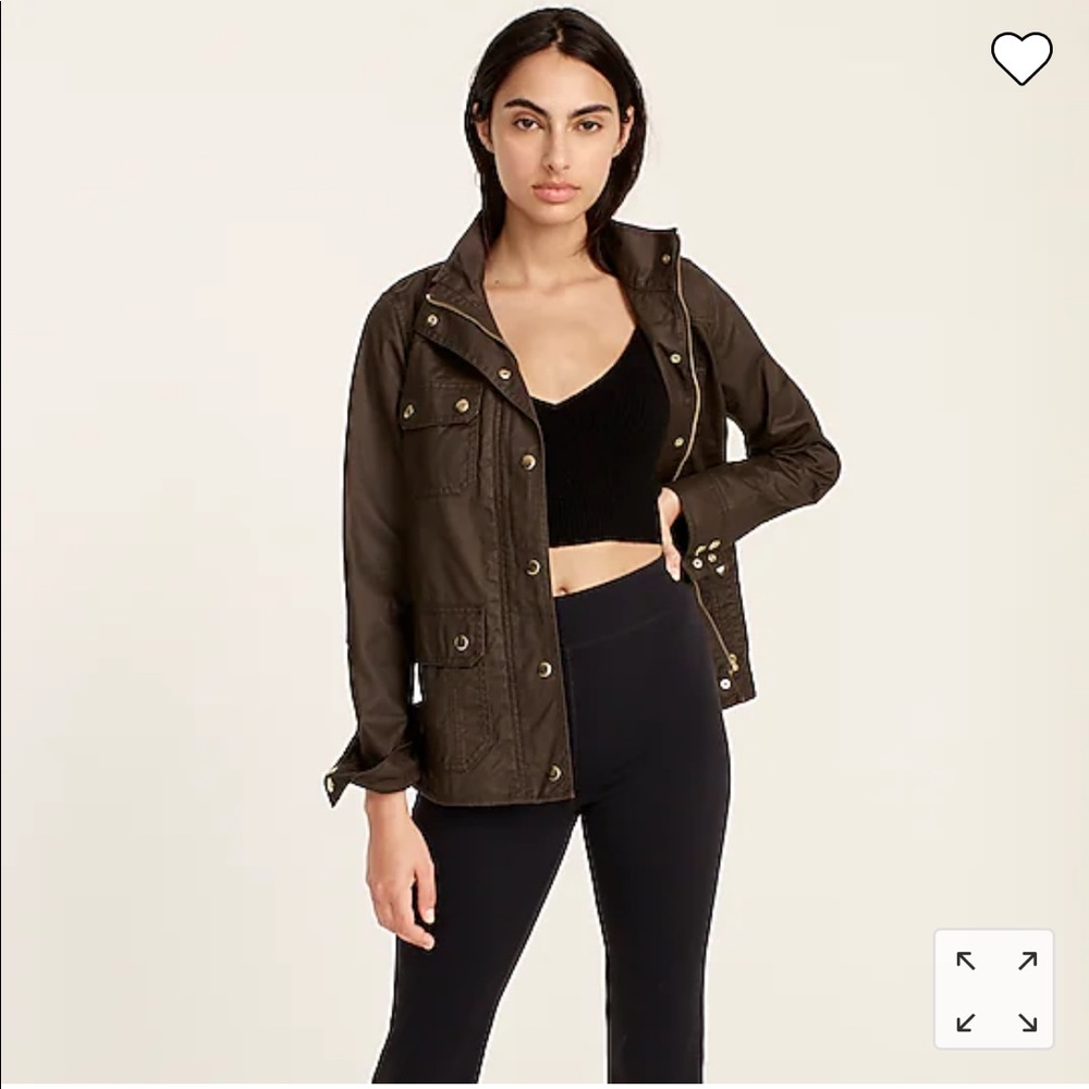 J Crew Downtown Field Jacket (Olive Green)